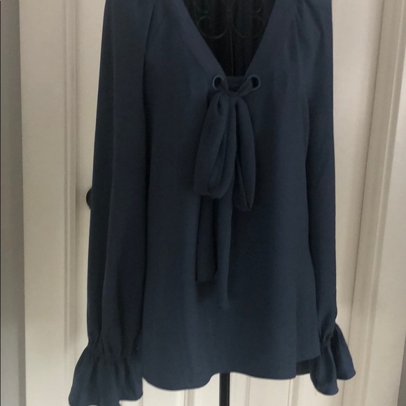 Ramy Brook dusty blue blouse NWT - Picture 5 of 5